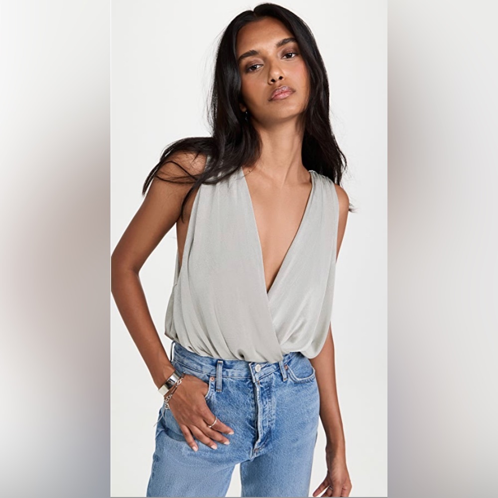 Free People Night Owl Bodysuit in Oxide